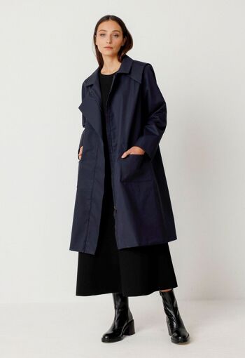 Trench-coat bleu médiéval G01 Gemini 3