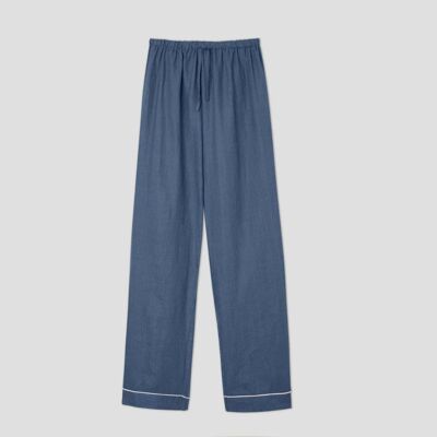 Blueberry Linen Pyjama Trousers