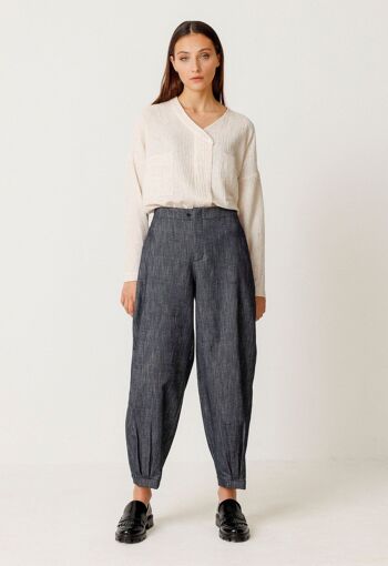 Pantalon en jean bleu P04 Phact 1