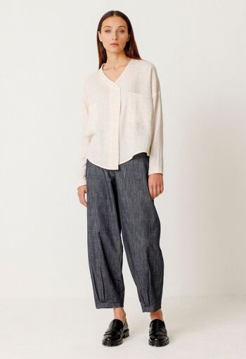 Pantalon en jean bleu P04 Phact 2