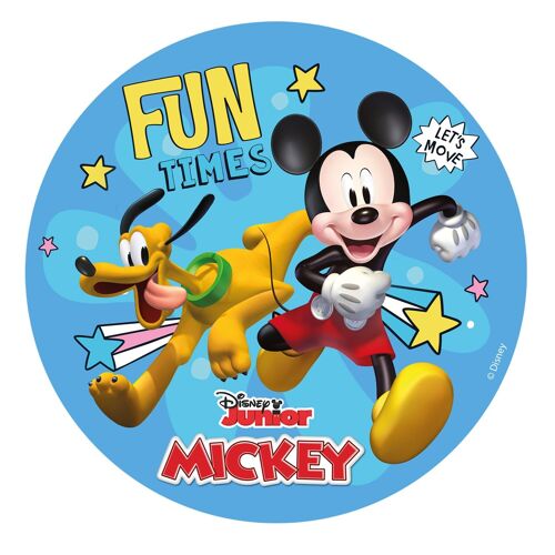 DISCO COMESTIBLE PARA DECORAR TARTAS MICKEY MOUSE Ø 15,5CM