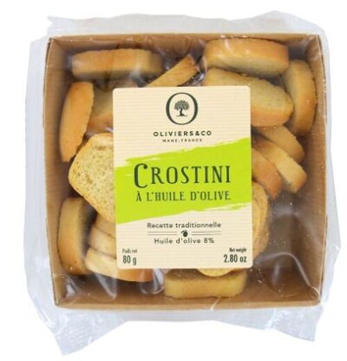 Mini-crostini à l'huile d'olive 8%