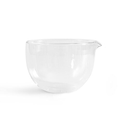 MATCHA GLASS BOWL WITH A SPOUT GLASS MATCHAWAN