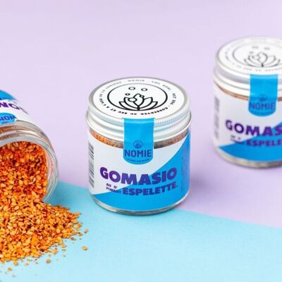 Gomasio con Pimiento de Espelette, tarro grande 60 ml