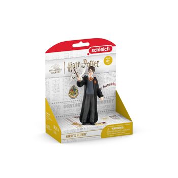 Schleich - Figurine Harry et Hedwige : 4 x 2,5 x 10 cm - Univers Harry Potter - Réf : 42633 2