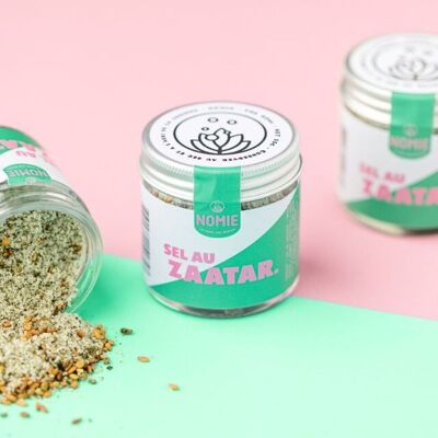 Zaatar salt, large 60 ml jar