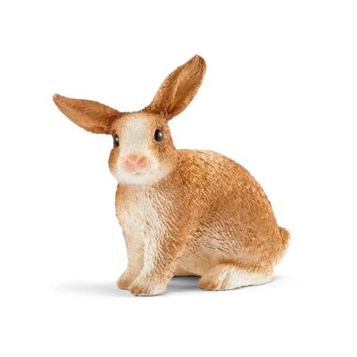 Schleich - Figura conejo: 5 x 2,1 x 4,9 cm - Univers Farm Wold - Ref: 13827