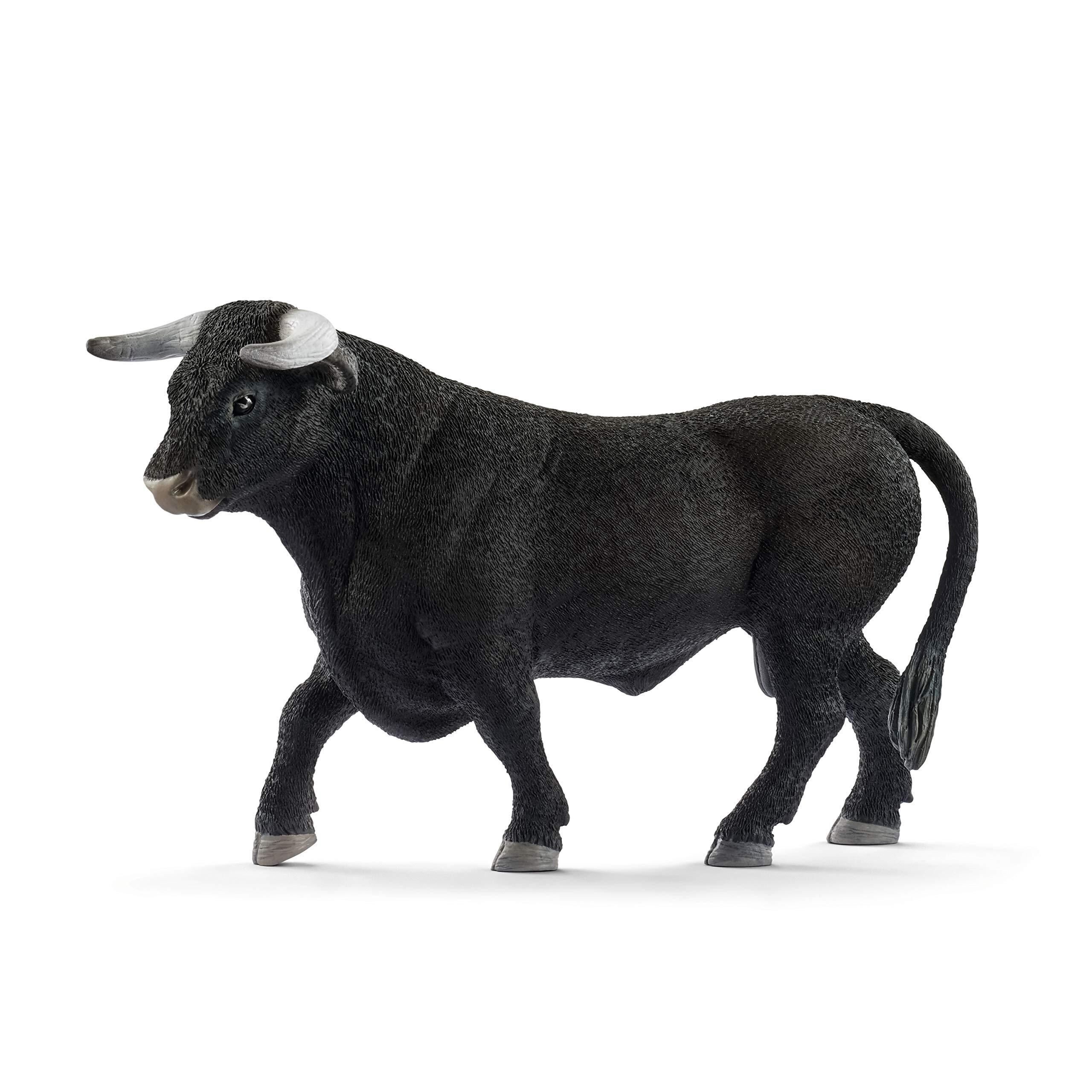 SCHLEICH - Statuetta Toro Nero: 14,2 x 4,8 x 9 cm - Univers Farm World - Rif: 13875