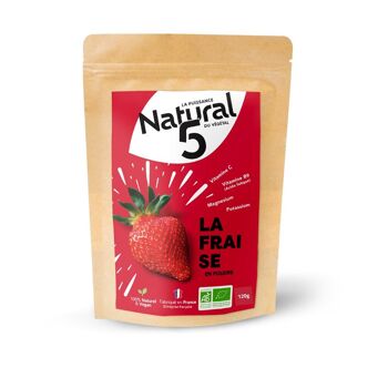 FRAISE POUDRE BIO 120g Transit, Contrôle du poids, Santé des yeux 1