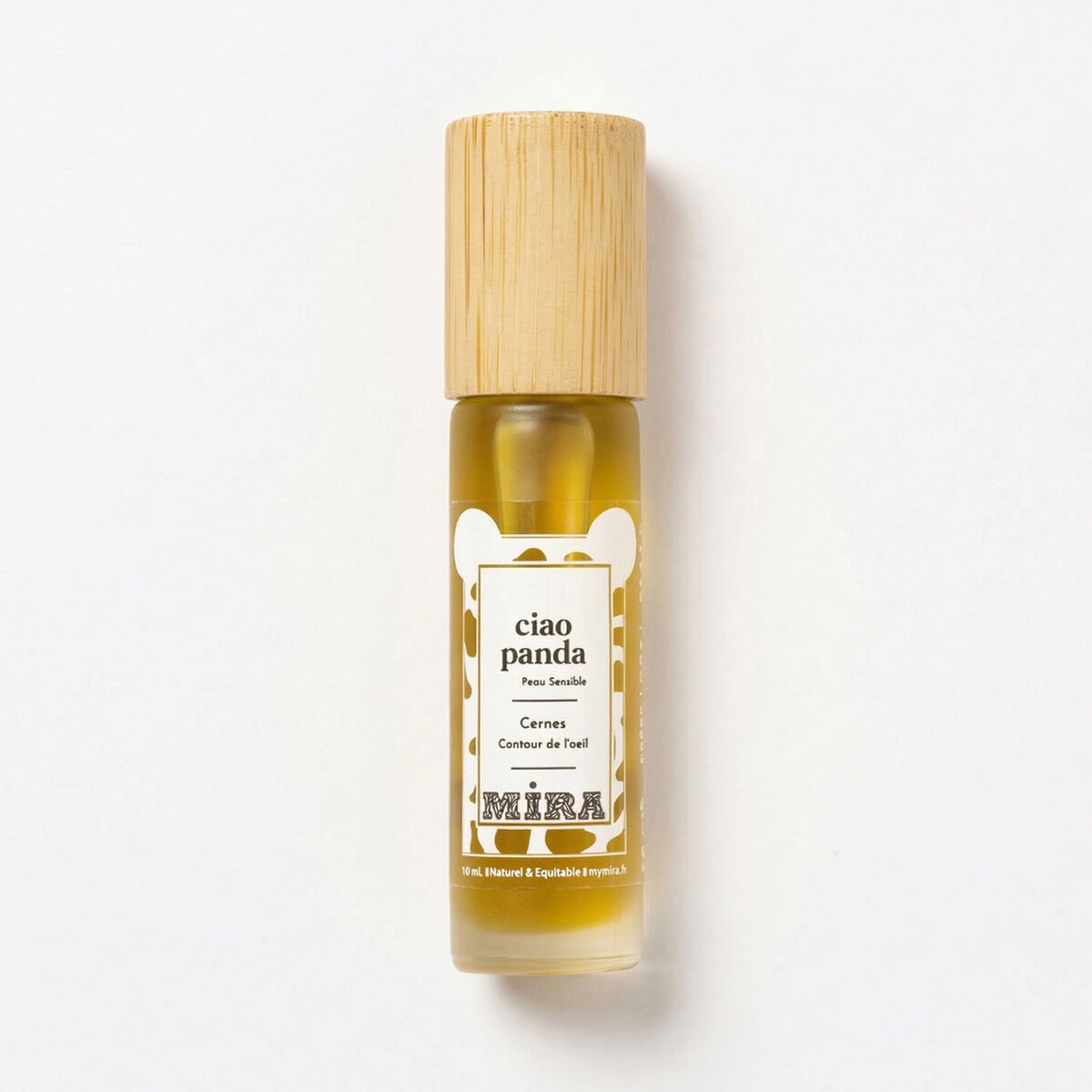 Roll-on hidratante para el contorno de ojos – Antiojeras e iluminador – Ciao Panda – Aceites vegetales y esenciales – Todo tipo de piel – 10 ml
