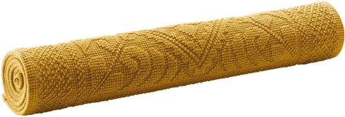 Tapis de bain uni Enzo Safran 54 x 64