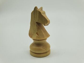 Pièces d'échecs en buis - Taille n°3 lestées 6