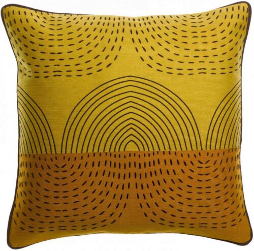 Coussin brodé Etna Mirabelle 45 x 45