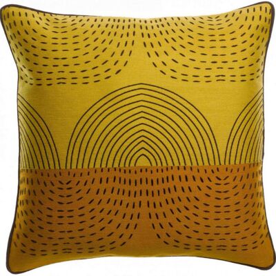 Coussin brodé Etna Mirabelle 45 x 45