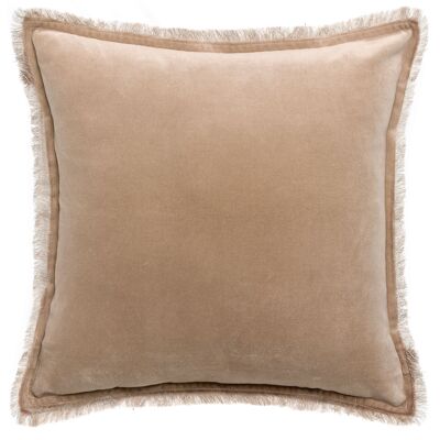 Coussin uni Fara Latte 45 x 45