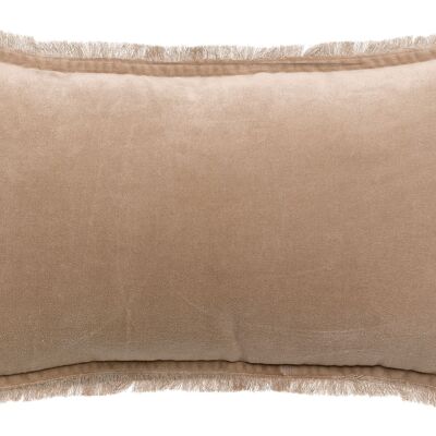 Coussin uni Fara Latte 30 x 50