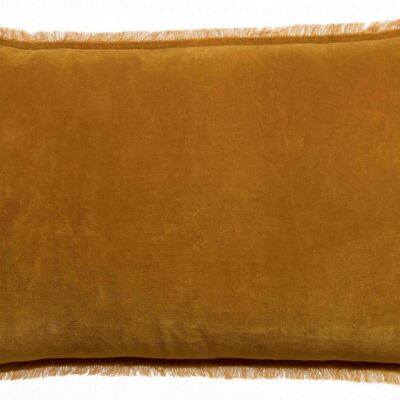 Plain cushion Fara Saffron 40 x 65