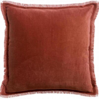 Coussin uni Fara Sienne 45 x 45