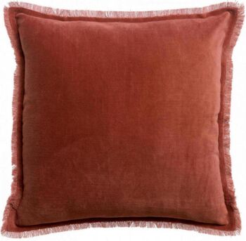 Coussin uni Fara Sienne 45 x 45 1