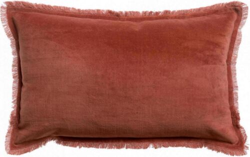 Coussin uni Fara Sienne 30 x 50