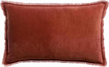 Coussin uni Fara Sienne 40 x 65 1