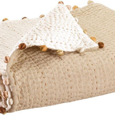 Gastounet Siena plain blanket 140 x 200