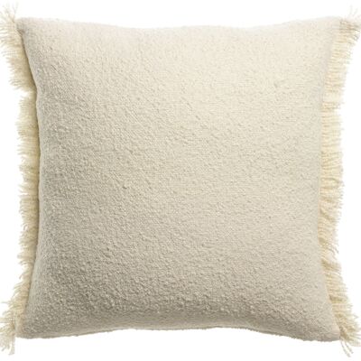 Coussin uni Jane Neige 45 x 45