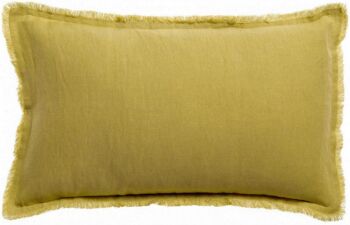 Coussin uni Laly Gold 30 x 50 1