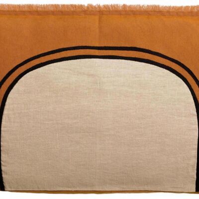 Two-tone cushion Laly Copper 40 x 65