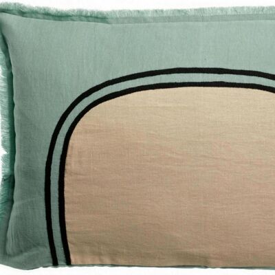 Coussin bicolore Laly Opaline 40 x 65