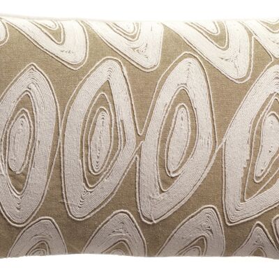 Leya Neige embroidered cushion 30 x 50
