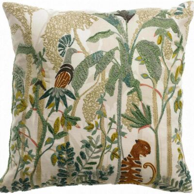 Raja Multico embroidered cushion 45 x 45