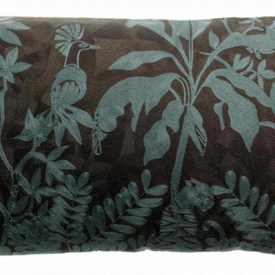 Raki Carbon embroidered cushion 40 x 65