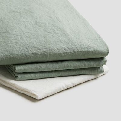 Sage Green Basic Bundle - King Size (with Super King Pillowcases)
