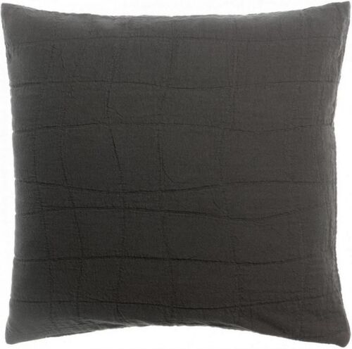 Coussin recyclé Titou Carbone 45 x 45