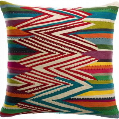Zuma Multico embroidered cushion 45 x 45