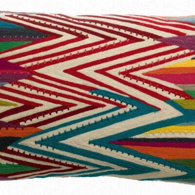 Zuma Multico embroidered cushion 30 x 50