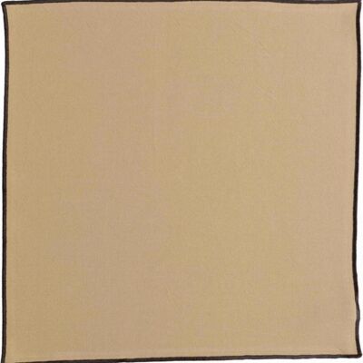 Recycelte Serviette Grace Camel 40 x 40