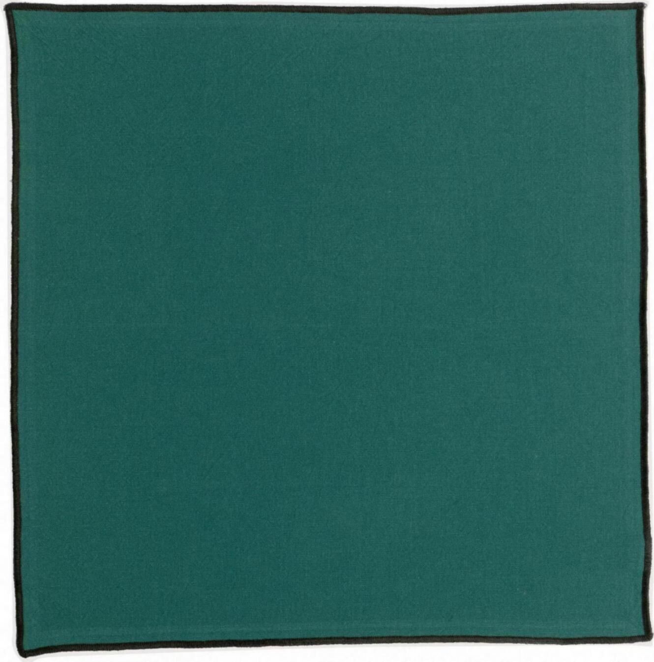 Serviette de table recyclée Grace Paon 40 x 40