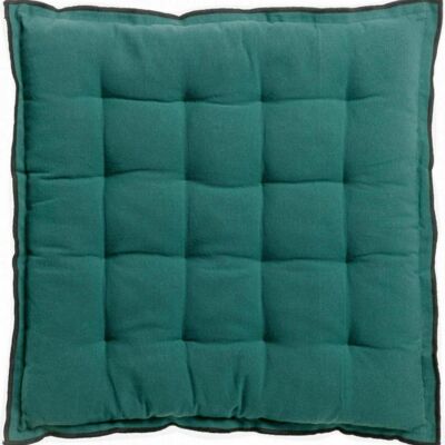 Grace recycled Peacock chair cushion 40 x 40 x 3 cm