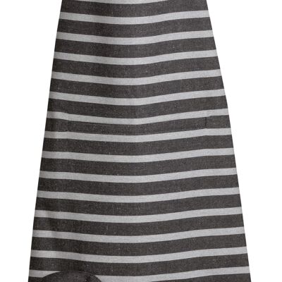 Recycled kitchen apron Tilio Black/gray 72 x 90