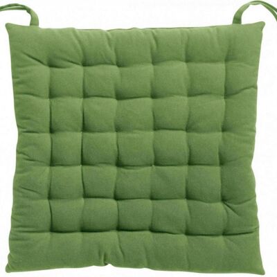 Cojín para silla Zea reciclado de 36 puntos Verde 38 x 38 x 3 cm