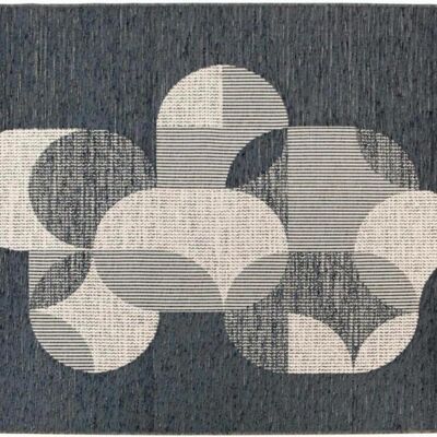 Tapis Anaya outdoor Pétrole 160 x 230