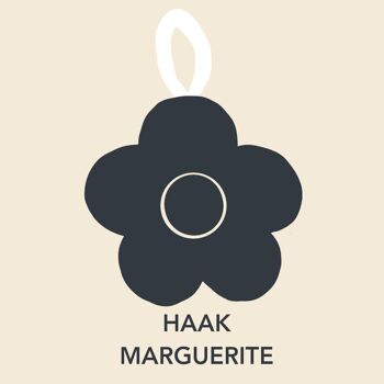 Hochet en bois naturel - Fleur - Haak Marguerite 6