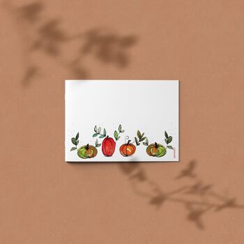 Carte Petites citrouilles