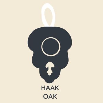 Hochet en bois naturel - Feuille - Haak Oak 4