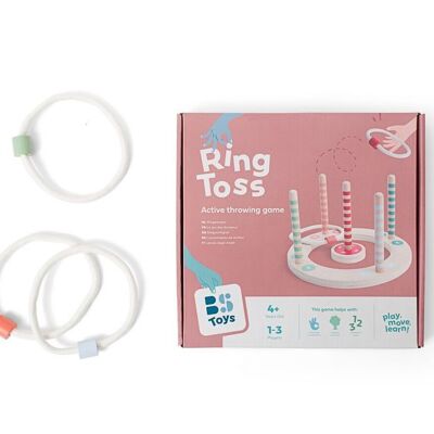 Ring Toss - juguete de madera - juego al aire libre - niños - BS Toys