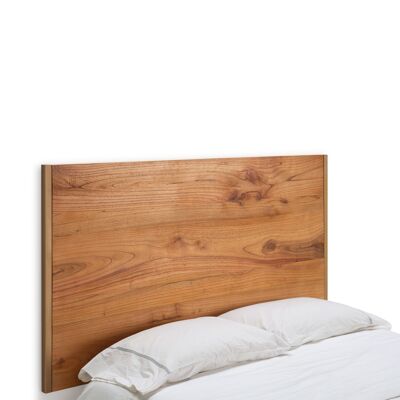 HEADBOARD 190X3X90 NATURAL WOOD/GOLDEN METAL TH7402901