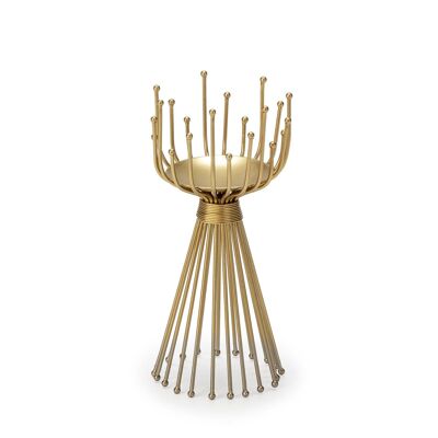 CANDELABRO 12X12X27 METALLO DORATO TH1332400