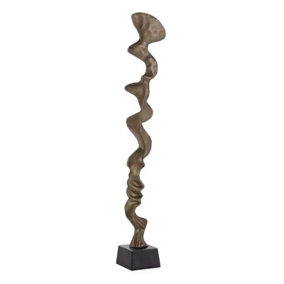 ESCULTURA 13X13X97 METAL DORADO ANTIQUE/BRONCE TH5417500